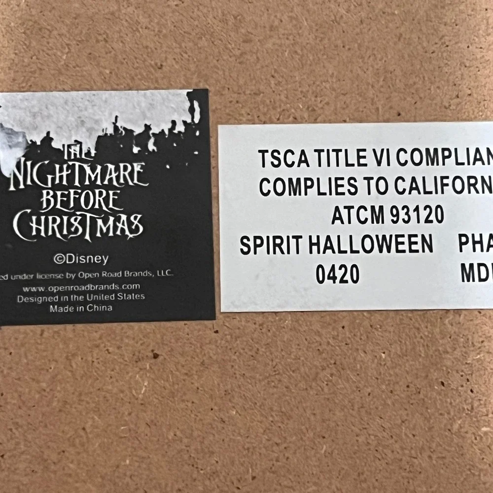 Spirit Halloween Nightmare Before Christmas‎ Halloween Town Sign Black Purple